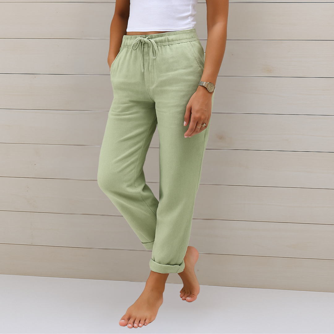 Maylora™ | Pantaloni in Lino con Coulisse