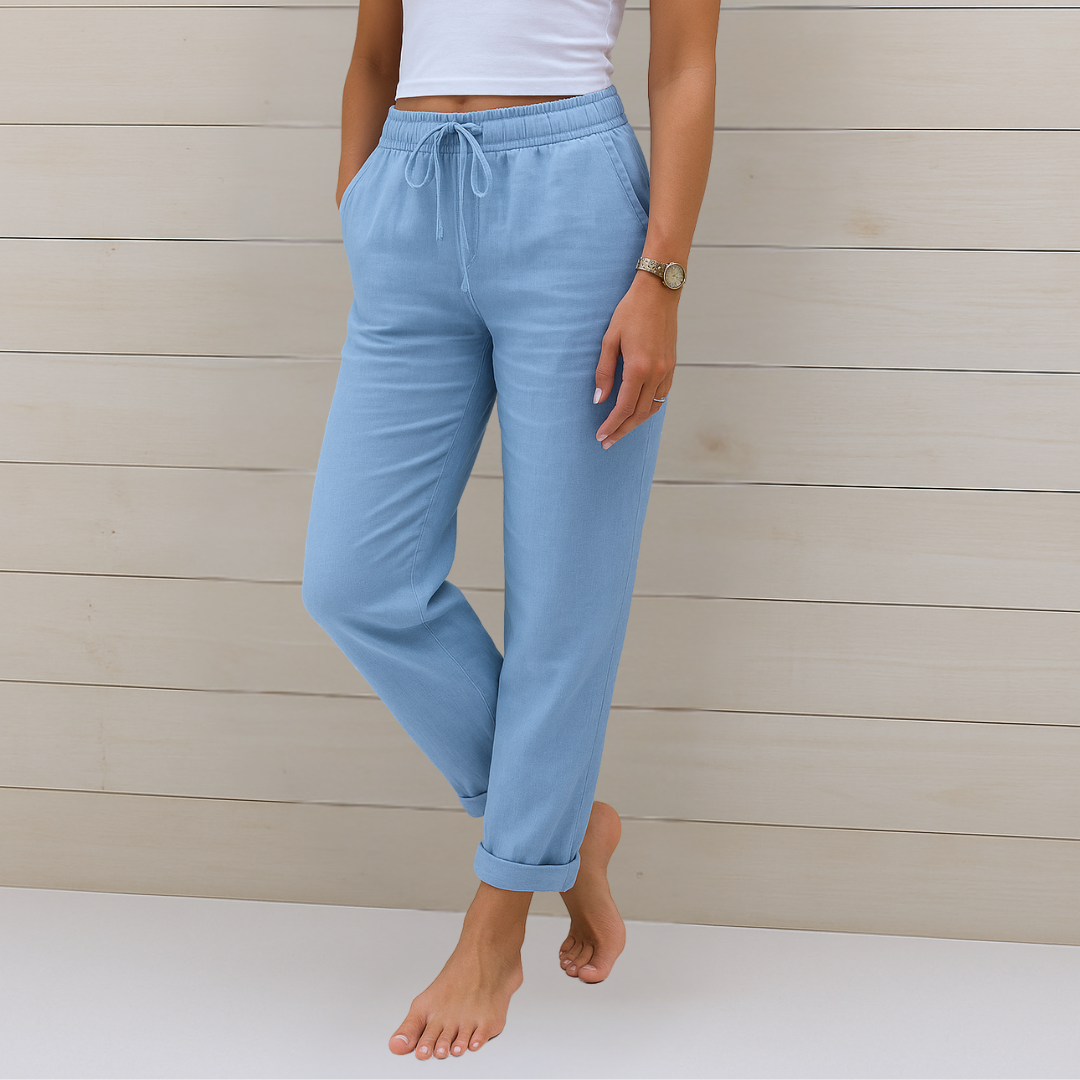Maylora™ | Pantaloni in Lino con Coulisse