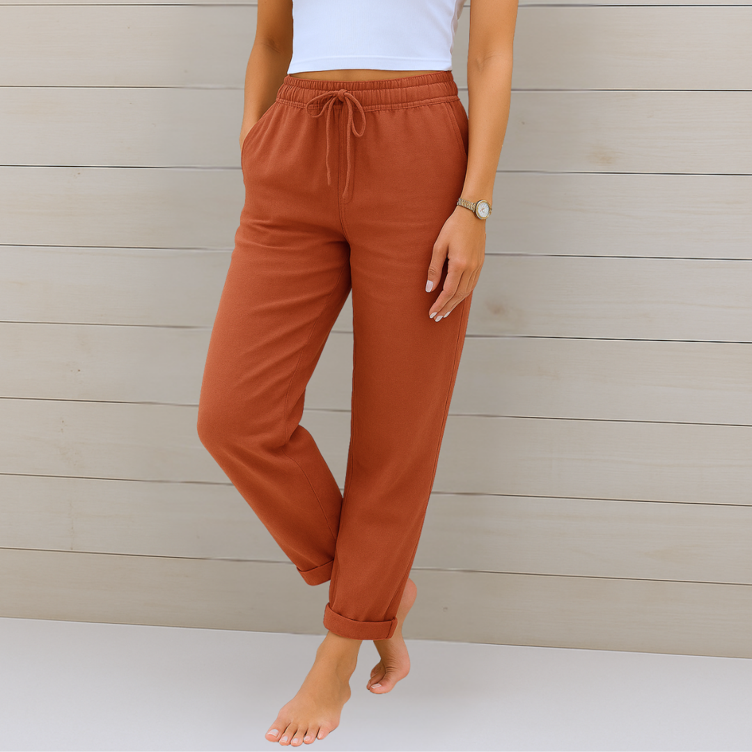 Maylora™ | Pantaloni in Lino con Coulisse