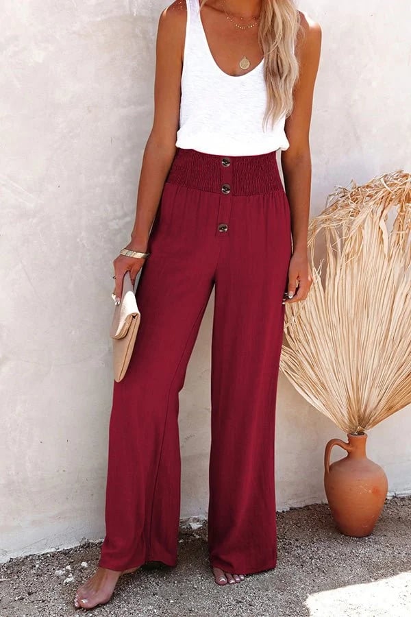 Briara™ | Pantaloni a Vita Alta Rilassati