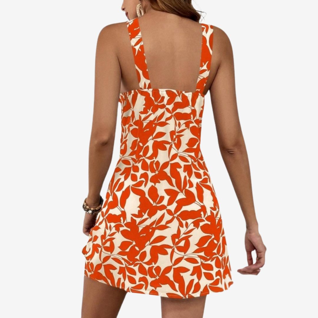 Lucetta™ Mini & Chic Abito a Foglia