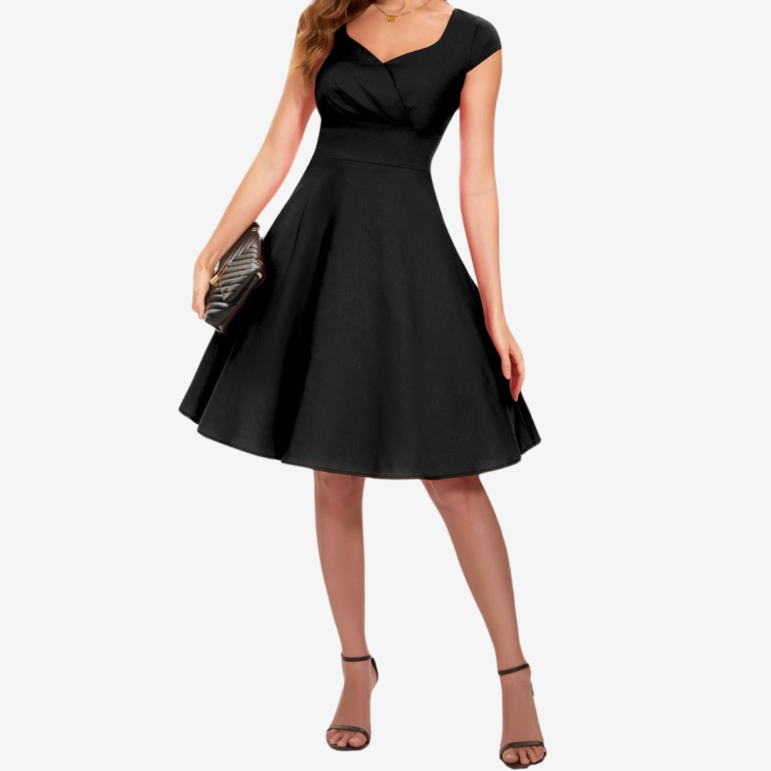 Laurena™ Abito da cocktail plissettato