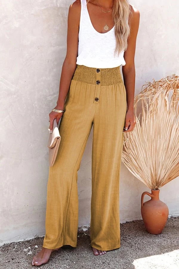 Briara™ | Pantaloni a Vita Alta Rilassati