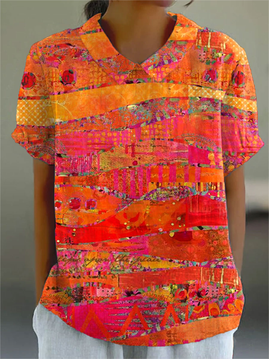 Isla™ | Camicia con Stampa Astratta