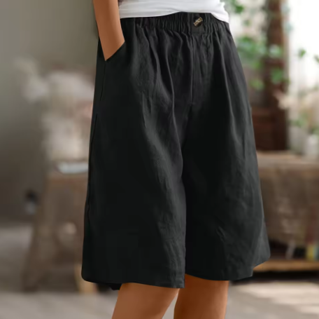 Zyla™ | Shorts Estivi in Lino con Coulisse
