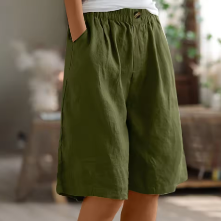 Zyla™ | Shorts Estivi in Lino con Coulisse