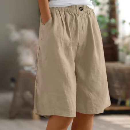 Zyla™ | Shorts Estivi in Lino con Coulisse