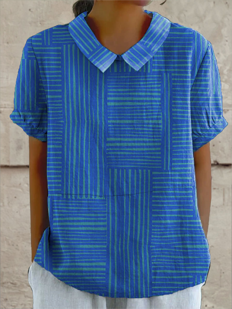 Maya™ | Camicia Geometrica a Righe
