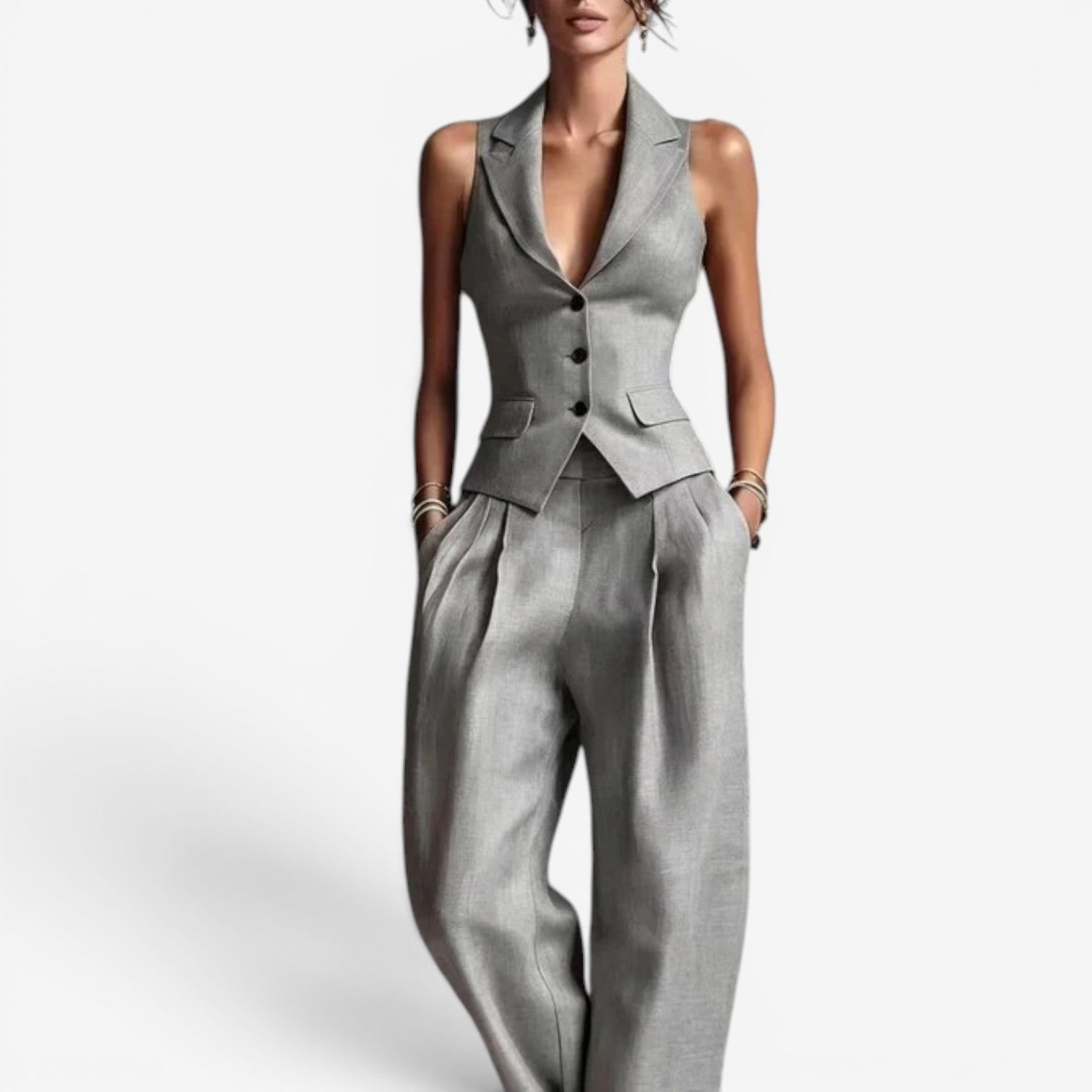 Thalie™ Completo top e pantaloni