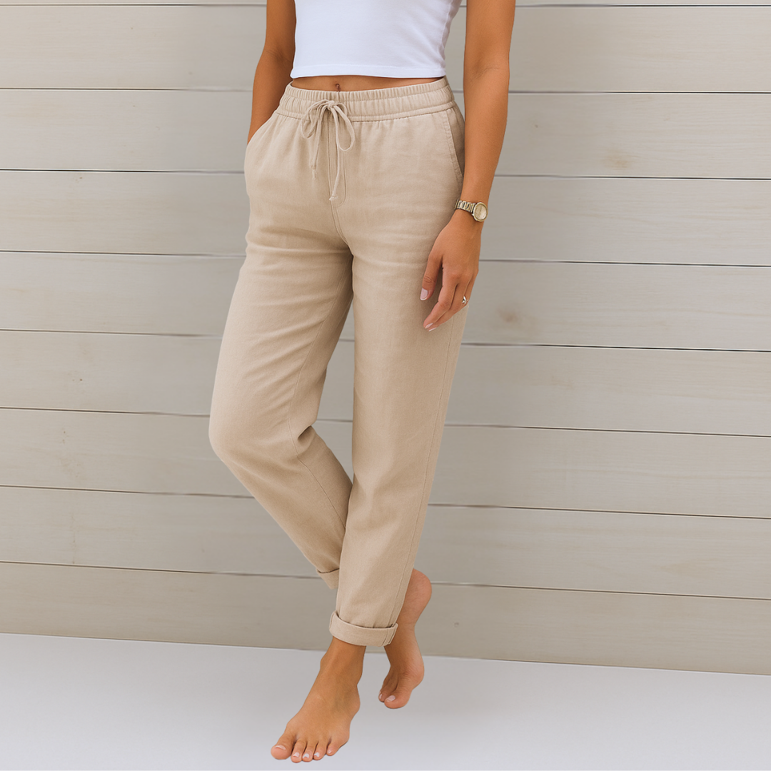 Maylora™ | Pantaloni in Lino con Coulisse