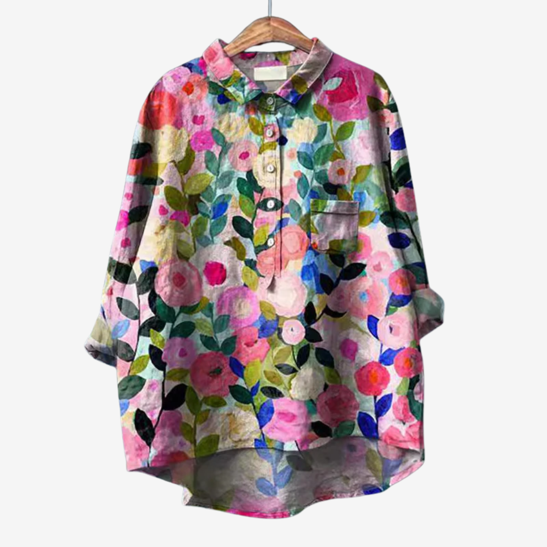 Ysola™ Camicia floreale bohémien
