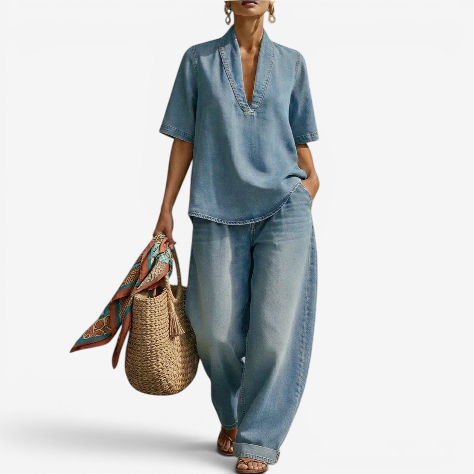 Elyanna™ Completo in denim