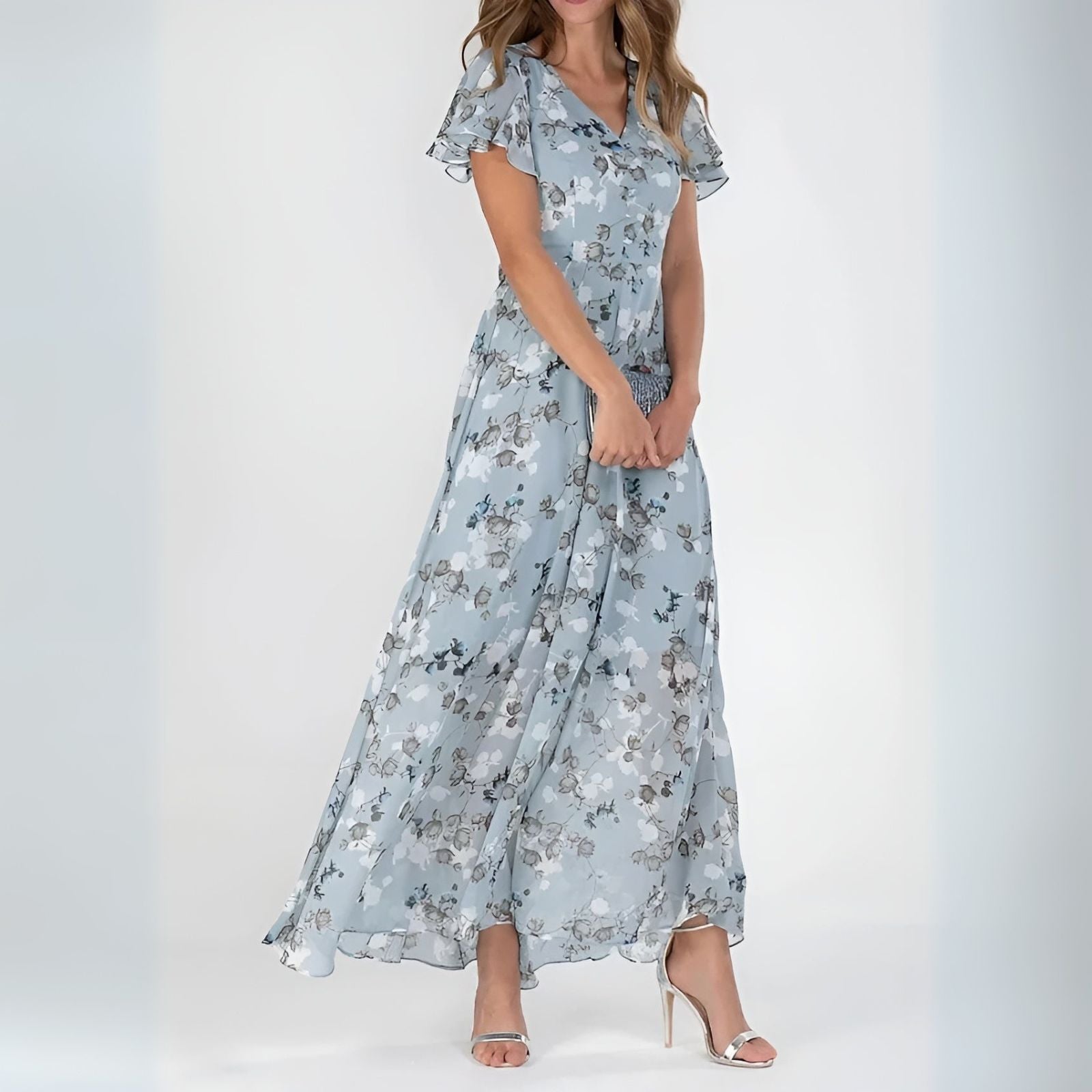 Aurora™ | Abito Maxi Floreale