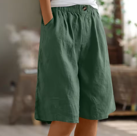 Zyla™ | Shorts Estivi in Lino con Coulisse