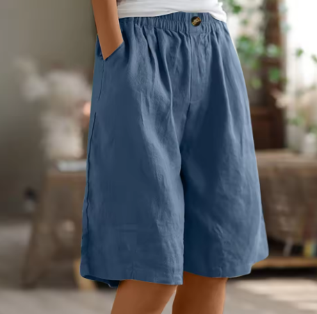 Zyla™ | Shorts Estivi in Lino con Coulisse
