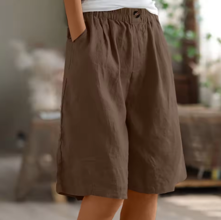 Zyla™ | Shorts Estivi in Lino con Coulisse
