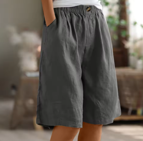 Zyla™ | Shorts Estivi in Lino con Coulisse