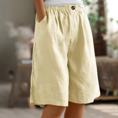 Zyla™ | Shorts Estivi in Lino con Coulisse