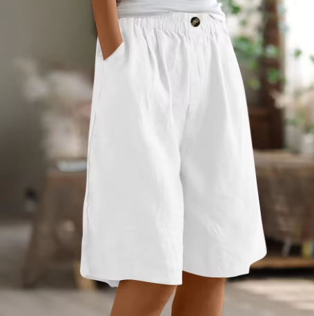Zyla™ | Shorts Estivi in Lino con Coulisse