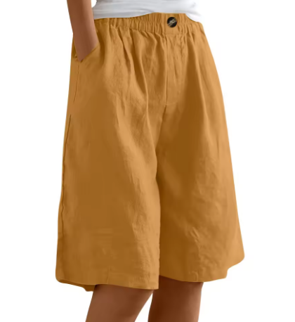 Zyla™ | Shorts Estivi in Lino con Coulisse