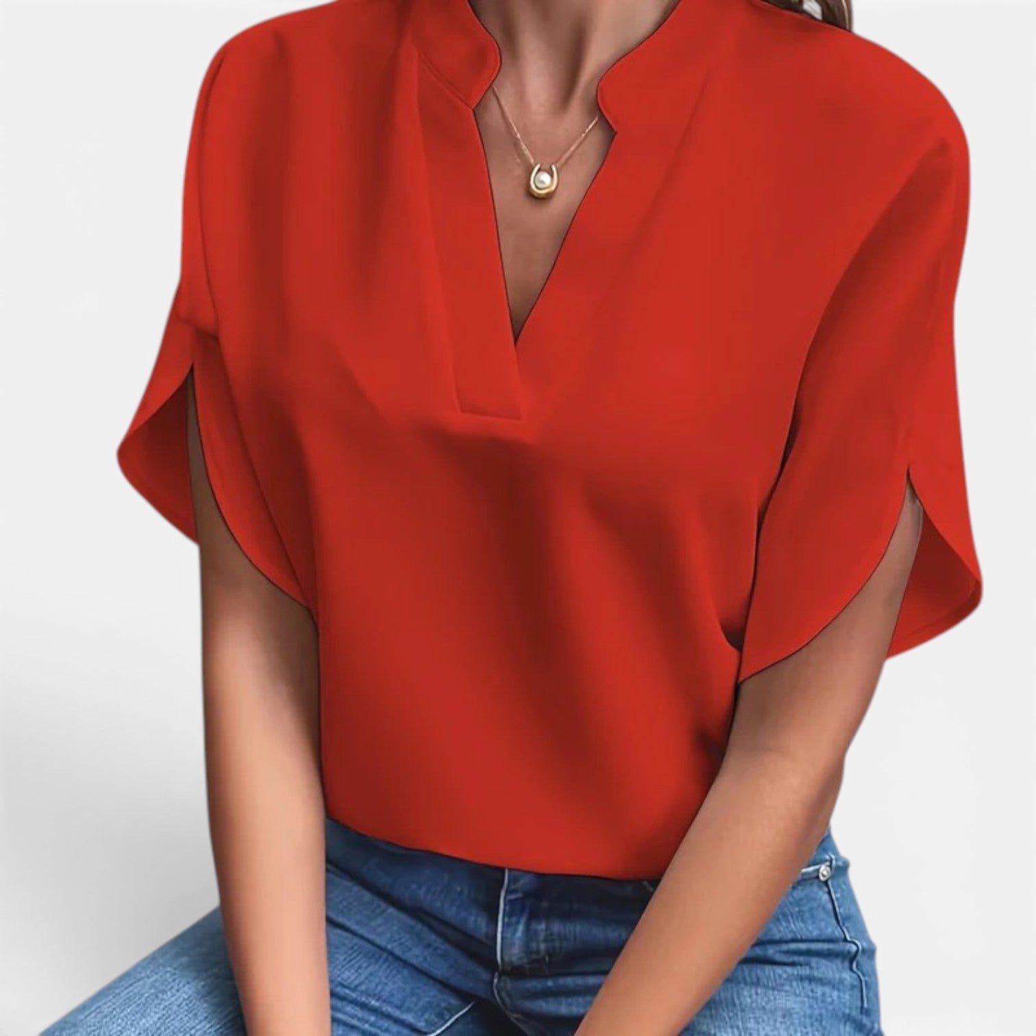 Jewel™ Camicetta con scollo a V